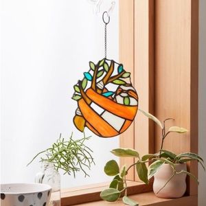 Sloth Stained Glass Wall Hanging